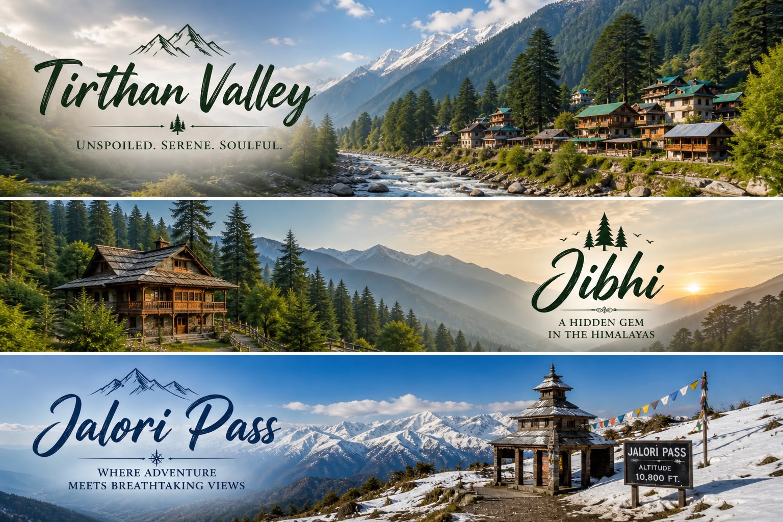 Tirthan Valley, Jibhi, Jalori Pass